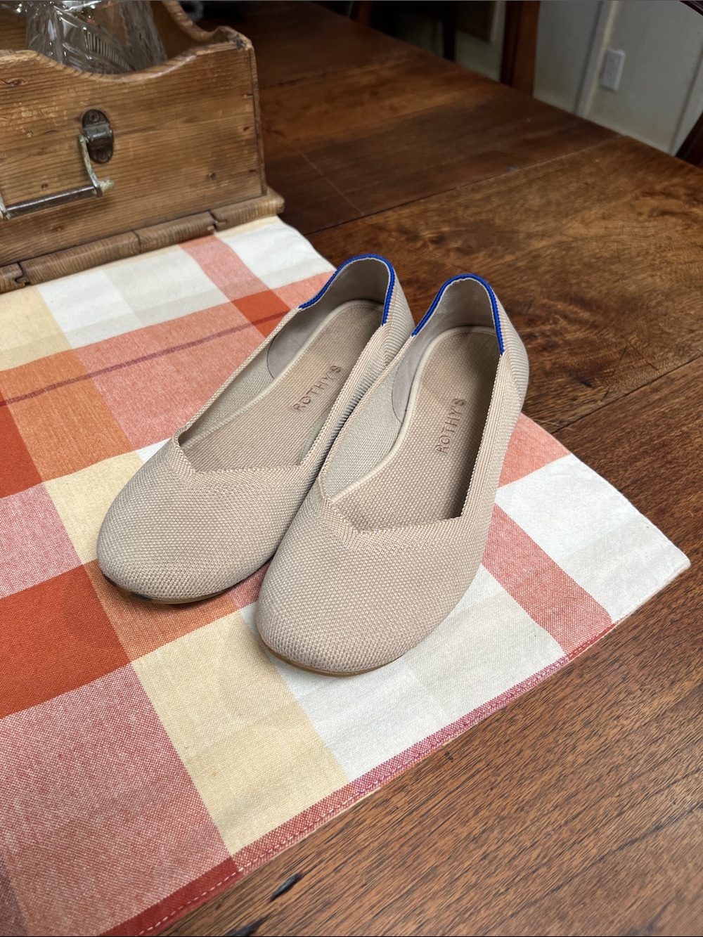 Rothy's The Flat Cream Shoes